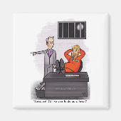 Donald Trump White Magnet (Voorkant)