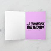 DONALD TRUMP WIFE BIRTHDAY-KAARTEN FEESTDAGEN KAART (Binnen)