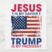 Donald Trump Wijn Etiket (Enkel label)