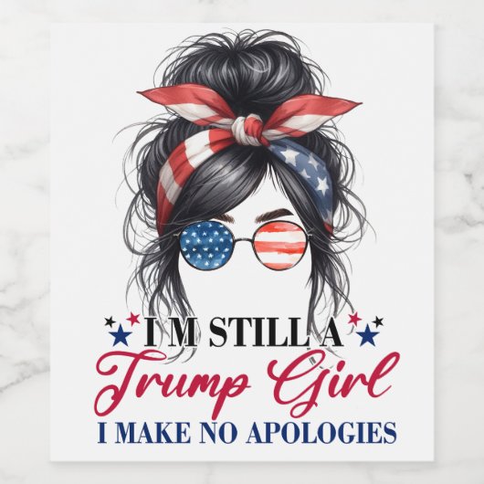 Donald Trump Wijn Etiket (Enkel label)