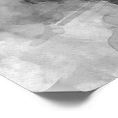 Donald Trump wijzend portret waterverf Poster (Hoek)