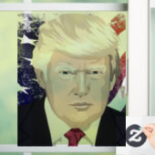 DONALD TRUMP WINDOW CLING RAAMSTICKER (Huis)