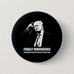 Donald Trump wint – eindelijk bevrijd van de wet Ronde Button 5,7 Cm