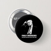 Donald Trump wint – eindelijk verlost van de la Ronde Button 5,7 Cm (Voorkant /achterkant)