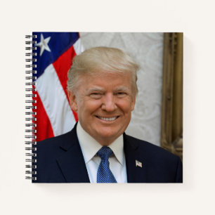 Donald Trump Witte Huis President Portret Notitieboek