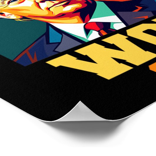 Donald Trump Won 2024 Election Inauguration Men Wo Poster (Hoek)