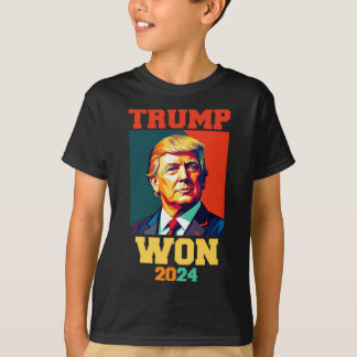 Donald Trump Won 2024 Election Inauguration Men Wo T-shirt