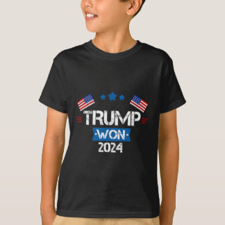 Donald Trump Won 2024 Election Inauguration Men Wo T-shirt