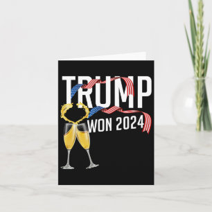 Donald Trump Won 2024 Verkiezing Inauguratie Manne Kaart