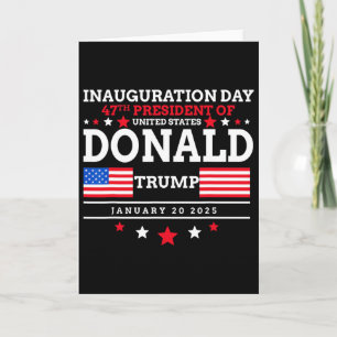 Donald Trump Won 2024 Verkiezing Inauguratie Manne Kaart