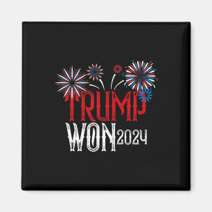 Donald Trump Won 2024 Verkiezing Inauguratie Manne Magneet