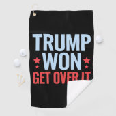 Donald Trump won Get Over It 2024 Trump won Golfhanddoek (Insitu)