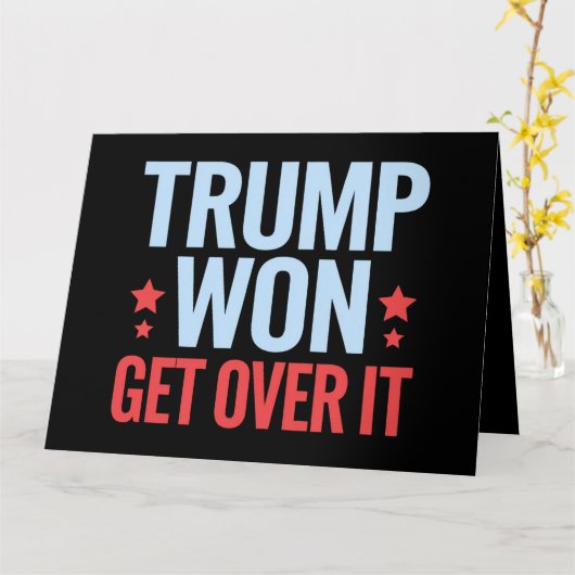 Donald Trump won Get Over It 2024 Trump won Kaart (Gele Bloem)
