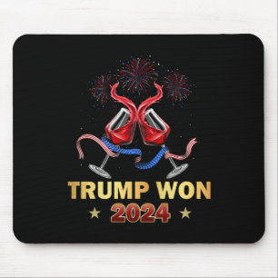 Donald Trump won in 2024 de inauguratie van de ver Muismat