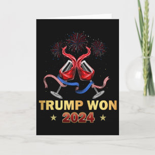 Donald Trump Won inauguratie van de verkiezingen v Kaart