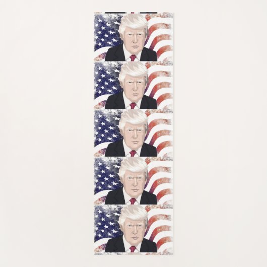 DONALD TRUMP YOGA MAT (Voorkant)