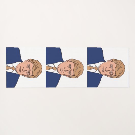 DONALD TRUMP YOGA MATS YOGAMAT (Achterkant (horizontaal))