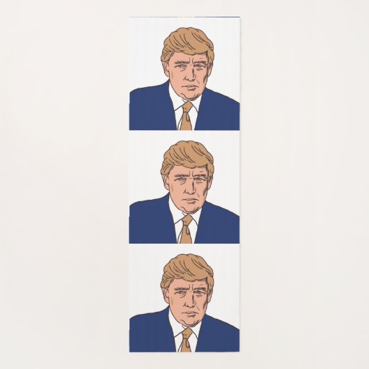 DONALD TRUMP YOGA MATS YOGAMAT (Achterkant)