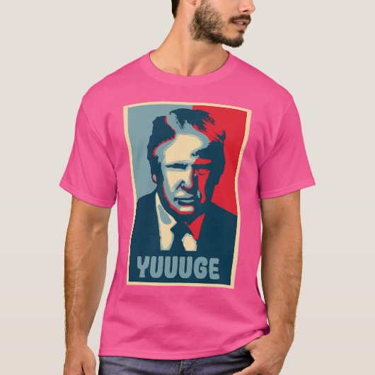 Donald Trump - Yuuge T-shirt (Voorkant)