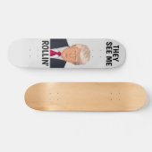 DONALD TRUMP ZE ZIEN ME ROLLIN' Skateboard (Horizontaal)