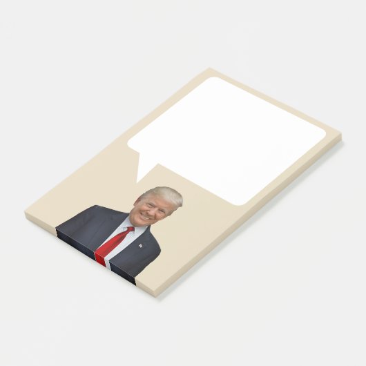 Donald Trump zegt over de toespraak van het Presid Post-it® Notes (Schuin)