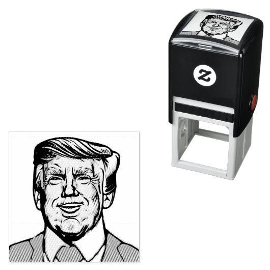 DONALD TRUMP  ZELFINKTENDE STEMPEL (In situ)
