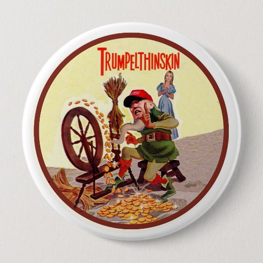 Donald Trumpelthinskin Ronde Button 4,0 Cm (Voorkant)