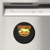 Donald Trumpkin Funny President Party Halloween NL Magneet (Insitu (Vaatwasser))