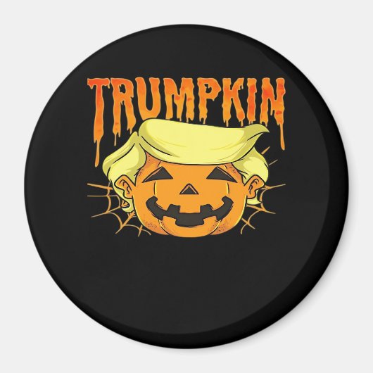 Donald Trumpkin Funny President Party Halloween NL Magneet (Voorkant)