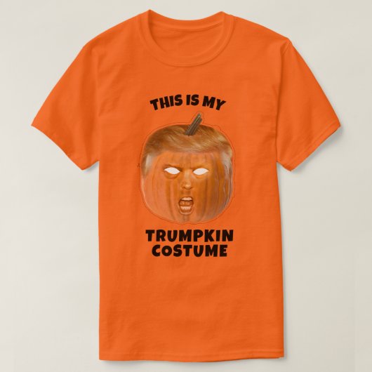 Donald Trumpkin Halloween kostuum T-shirt (Design voorkant)