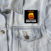 Donald Trumpkin maak Halloween weer geweldig Vierkante Button 5,1 Cm (In situ)