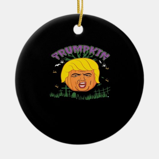Donald Trumpkin maakt Halloween weer geweldig voor Keramisch Ornament (Voorkant)