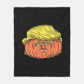 Donald Trumpkin Pumpking Fleece Deken (Voorkant)
