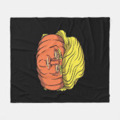 Donald Trumpkin Pumpking Fleece Deken (Voorkant (Horizontaal))