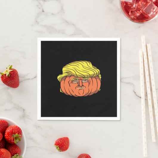 Donald Trumpkin Pumpking Servet (Insitu)