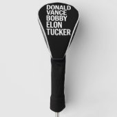 Donald Vance Bobby Elon & Tucker Golfheadcover (Voorkant)