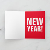 DONALD VERTROUWT NIEUWE JAREN WENSKAARTEN FEESTDAGEN KAART (Binnen)