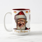 DONALD WENST JE EEN VROLIJK KERSTFEEST TWEEKLEURIGE KOFFIEMOK (Links)