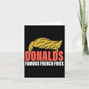 Donalds beroemde friet maakt frietjes groen kaart