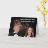Donalds Koreaans vuurwerk: Happy 4th of July Kaart (Gele Bloem)