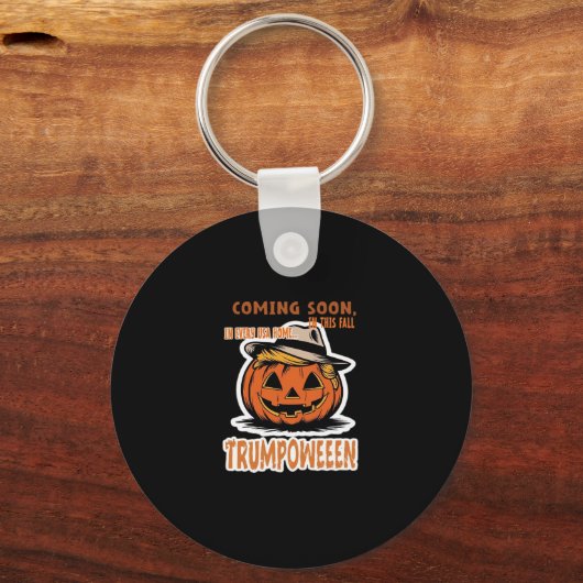 Donald's Trumpkin Pumpkin - Halloween Classic Sleutelhanger (Voorkant)