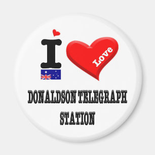 DONALDSON TELEGION STATION - I Love Magneet