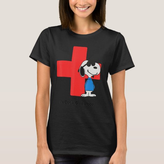 Donate Blood Be CooL Give Blood T-shirt (Voorkant)