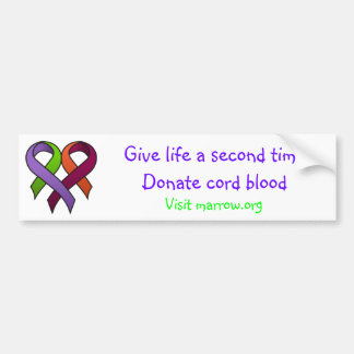Donate Cord Blood Bumpersticker