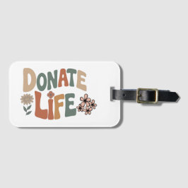 Donate Life BOHO Bagagelabel