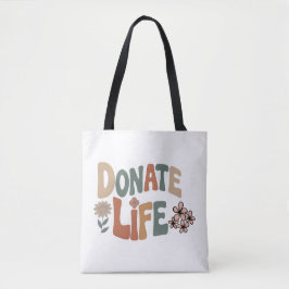 Donate Life BoHo Tote Bag