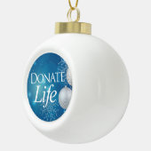 Donate Life Keramische Bal Ornament (Rechts)