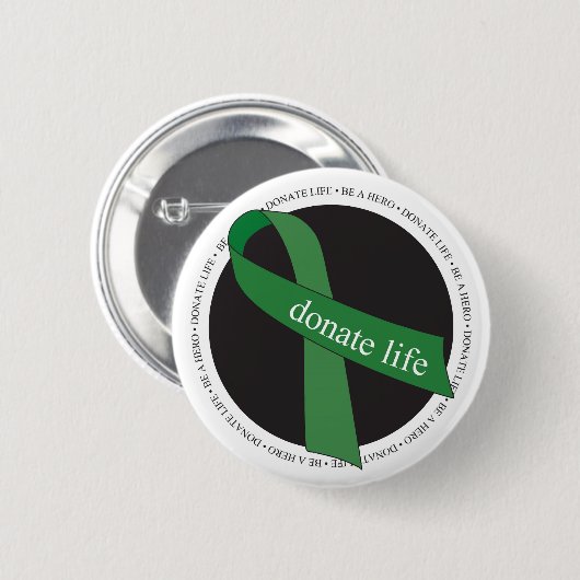 Donate Life Ronde Button 5,7 Cm (Voorkant /achterkant)