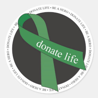 Donate Life Ronde Sticker