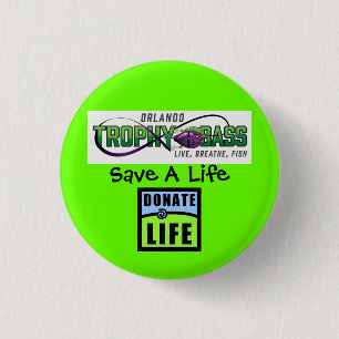 Donate Life - Ze hebben mijn mijnen gered Ronde Button 3,2 Cm